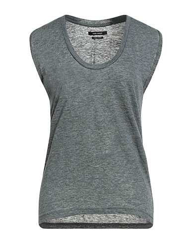 ISABEL MARANT Basic T-Shirt Lead 100% Linen