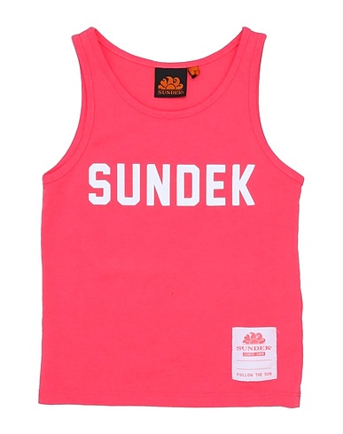 SUNDEK Tank top Coral 100% Cotton