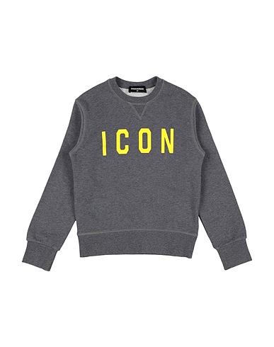 DSQUARED2 Felpa Grigio 100% Cotone, Elastan