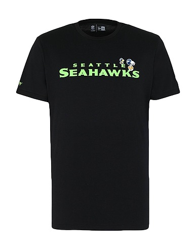 NEW ERA T-shirt AP NFL SNPY WDSTK CHBR T94 EM SEASEA  Black 100% Cotton