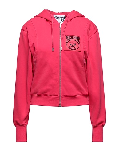 MOSCHINO Felpa Fucsia 100% Cotone