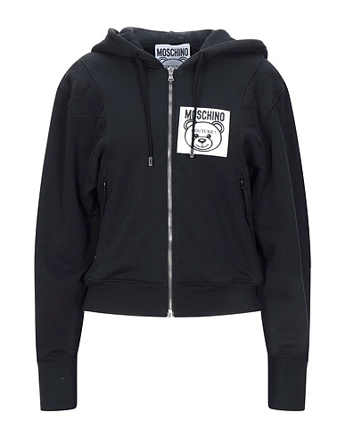 MOSCHINO Felpa Nero 100% Cotone