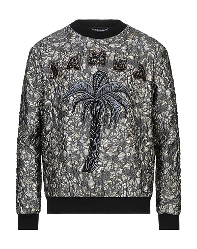 DOLCE&GABBANA Sweatshirt Lead 54% Polyester, 17% Silk, 17% Polyamide, 12% Lurex®, Glass