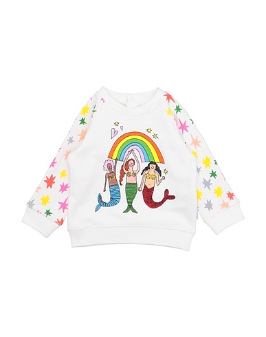 STELLA McCARTNEY KIDS Sweatshirt White 100% Cotton, Elastane