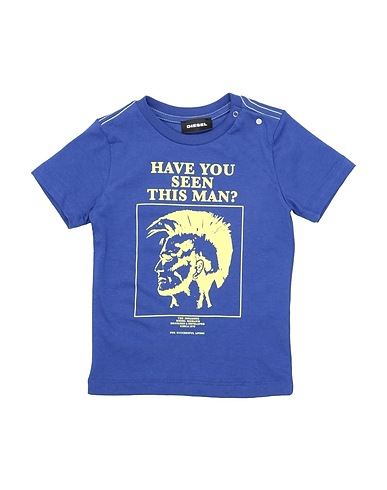 DIESEL T-shirt Blue 100% Cotton