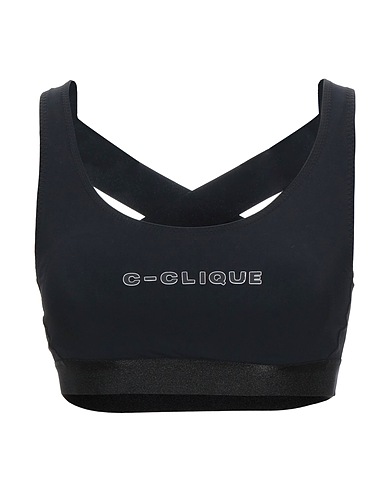 PINKO C-CLIQUE Top Black 59% Polyamide, 41% Elastane, Polyester