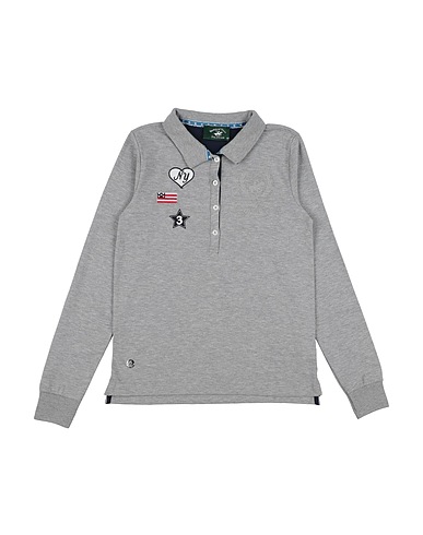 BEVERLY HILLS POLO CLUB Polo Grigio chiaro 62% Cotone, 35% Poliestere, 3% Elastan