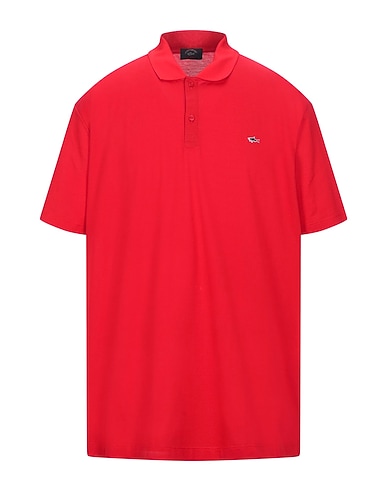 PAUL & SHARK Polo shirt Red 100% Cotton