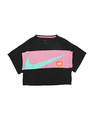 NIKE T-shirt JUST DO IT TOP
 Black 100% Polyester