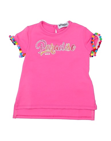 MAËLIE T-shirt Fuchsia 90% Cotton, 10% Elastane