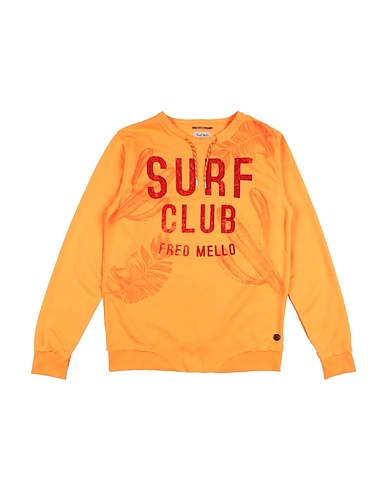 FRED MELLO Felpa Arancione 50% Cotone, 50% Poliestere