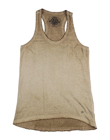 YES ZEE by ESSENZA Tanktop Khaki 100% Baumwolle