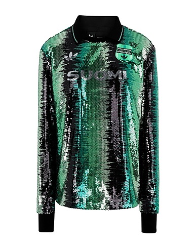 ADIDAS ORIGINALS x ANNA ISONIEMI T-Shirt FOOTBALL JERSEY Grün 100% Polyester