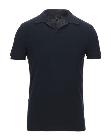 Giorgio Armani Polo Shirt In Dark Blue