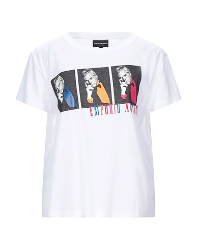 EMPORIO ARMANI T-shirt Blanc 100% Coton