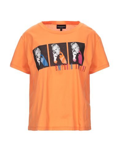 Emporio Armani T-shirts In Orange
