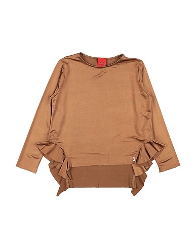 JIJIL JOLIE T-shirt Brown 92% Acetate, 8% Elastane
