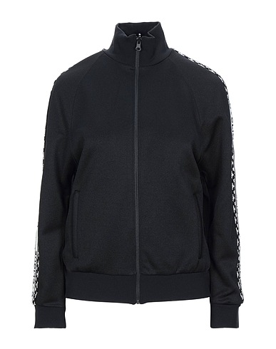 PINKO C-CLIQUE Sweatshirt Black 54% Polyester, 46% Cotton, Elastane, Polyamide, Metallic fiber
