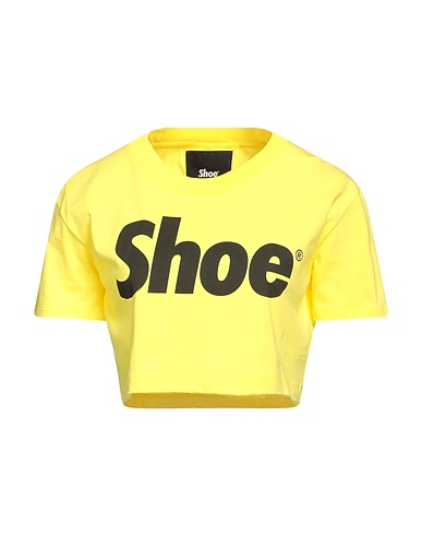 SHOE Crop top Yellow 100% Cotton