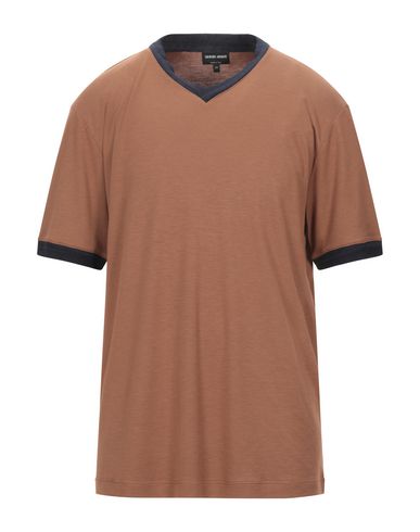 Giorgio Armani T-shirt In Brown