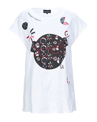 EMPORIO ARMANI T-shirt White 100% Cotton