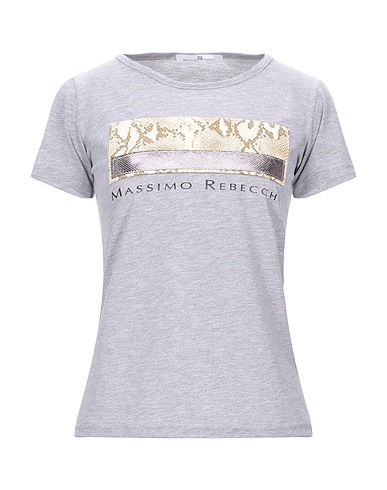 MR MASSIMO REBECCHI T-shirt Grigio 100% Cotone