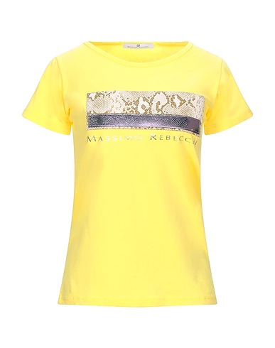 MR MASSIMO REBECCHI T-shirt Yellow 100% Cotton