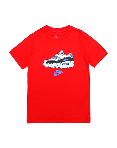 NIKE T-shirt B NSW TEE AM90 CLOUDS
 Red 100% Cotton