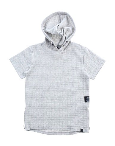 DANIELE ALESSANDRINI Sweatshirt Light grey 50% Cotton, 50% Polyester