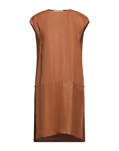 AGNONA Silk top MARRONE 100% Silk