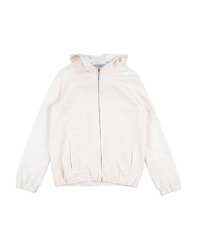 MIMISOL Hooded track jacket  Light pink 100% Cotton