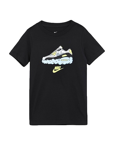 NIKE T-shirt B NSW TEE AM90 CLOUDS Black 100% Cotton