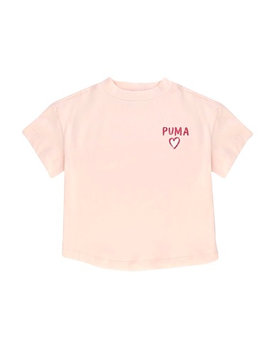 PUMA T-shirt Alpha Trend Tee G Light pink 100% Cotton