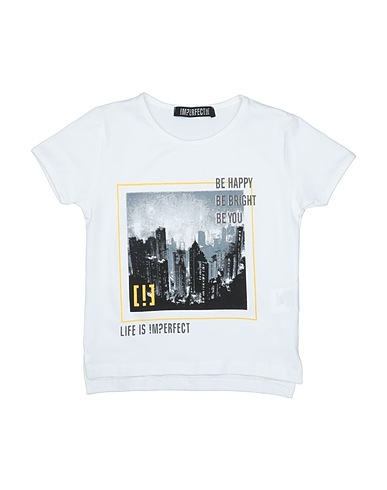 !M?ERFECT T-shirt Blanc 95% Coton, 5% Élasthanne