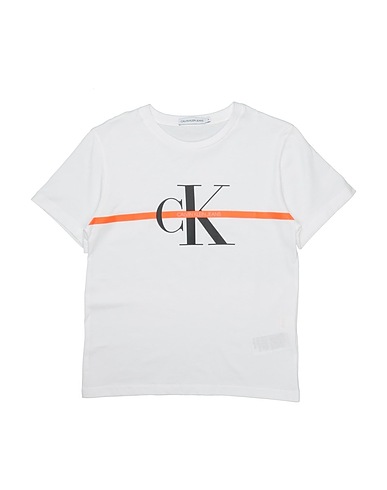 CALVIN KLEIN JEANS T-shirt Bianco 100% Cotone organico