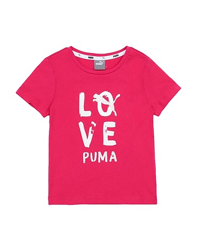 PUMA T-shirt Alpha Tee G Fuchsia 100% Cotton