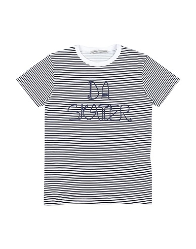 DANIELE ALESSANDRINI T-shirt Blu notte 90% Cotone, 10% Elastan