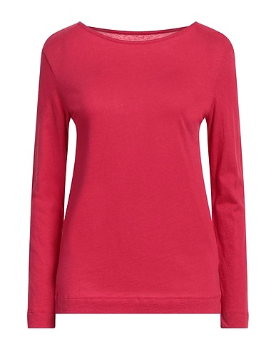 MAJESTIC FILATURES Basic T-shirt Brick 70% Cotton, 30% Cashmere