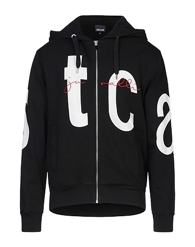 JUST CAVALLI Sweatshirt Black 100% Cotton