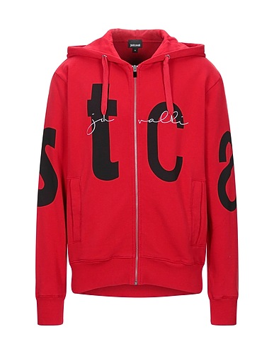 JUST CAVALLI Sweatshirt Red 100% Cotton
