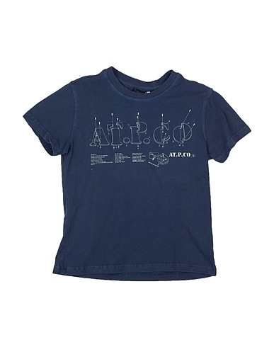 AT.P.CO T-shirt Midnight blue 100% Cotton