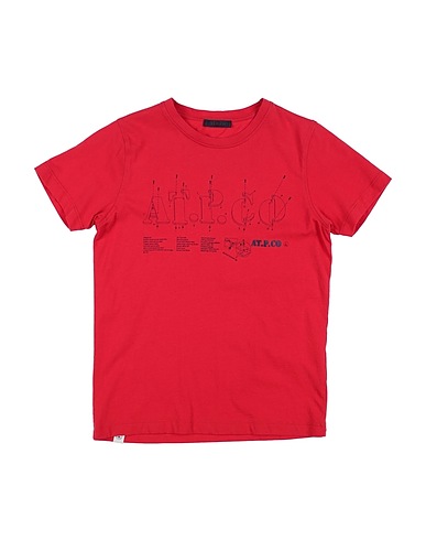AT.P.CO T-shirt Rosso 100% Cotone