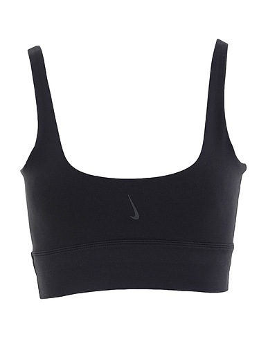 NIKE Top THE NIKE YOGA LUXE CROP TANK
 Schwarz 63% Nylon, 37% Elastan