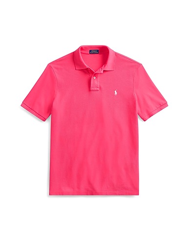 POLO RALPH LAUREN Polo shirt SLIM FIT MESH POLO SHIRT
 Fuchsia 100% Cotton