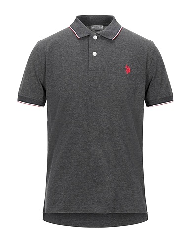 U.S.POLO ASSN. Poloshirt Braungrau 100% Baumwolle