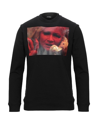 RAF SIMONS スウェット ブラック コットン 100%