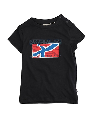 NAPAPIJRI T-shirt Nero 100% Cotone, Elastan