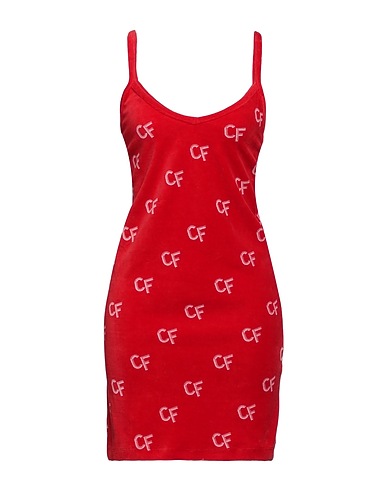CHIARA FERRAGNI Sheath dress Red 80% Cotton, 20% Polyester