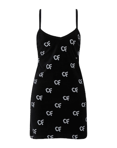 CHIARA FERRAGNI Sheath dress Black 80% Cotton, 20% Polyester