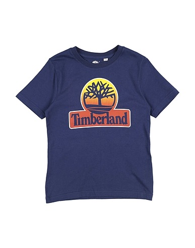 TIMBERLAND T-shirt Midnight blue 100% Cotton, Elastane